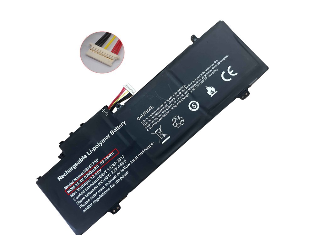 5200mAh 59.28Wh Gateway GWTN141-5BL Baterie