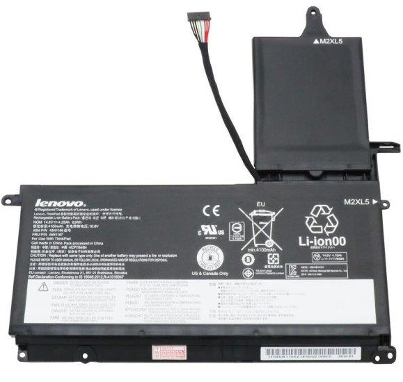 Originál 4250mAh 63Whr Baterie Lenovo ThinkPad S530 S540 - Kliknutím na obrázek zavřete