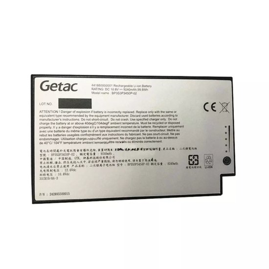 Originál 9240mAh 99.8Wh 12 Buňky Getac 242895500049 Baterie - Kliknutím na obrázek zavřete