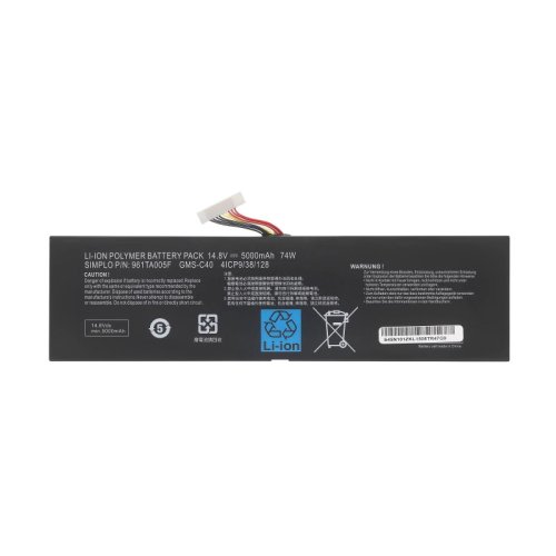 5000mAh 74Wh Razer 4ICP9/38/128 Baterie