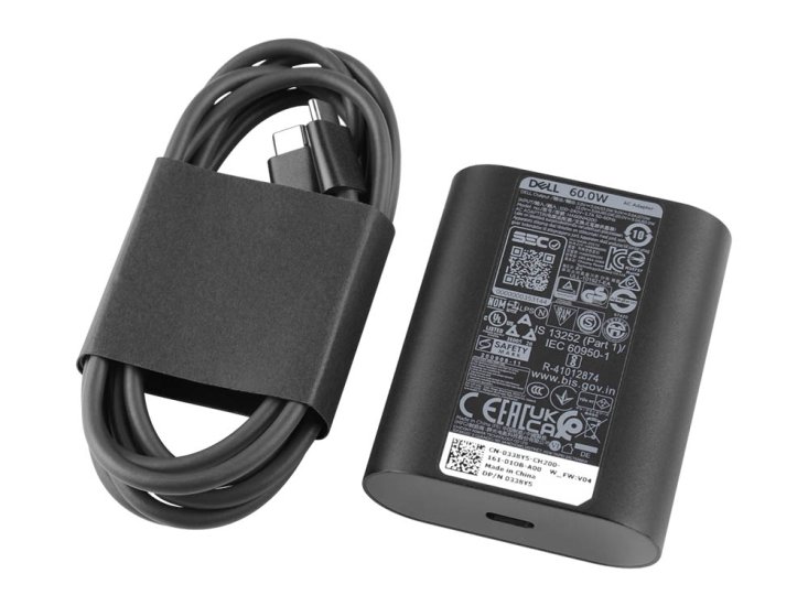 60W USB-C Dell Latitude 3340 P167G P167G001 AC Adaptér Nabíječka - Kliknutím na obrázek zavřete