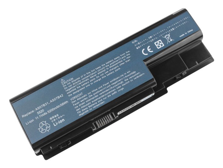 Originál 4400mAh 48Wh 6 Buňky Baterie Acer Aspire 5530-5444 - Kliknutím na obrázek zavřete