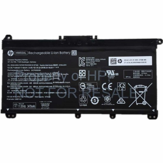 Originál 3440mAh 41.04Wh 3 Buňky HP Pavilion 15-eh2000 Baterie - Kliknutím na obrázek zavřete