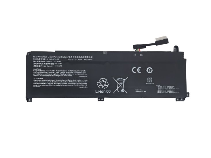 3410mAh 53.35Wh 4-Buňky Medion Erazer Crawler E40 MD 62563 Baterie - Kliknutím na obrázek zavřete