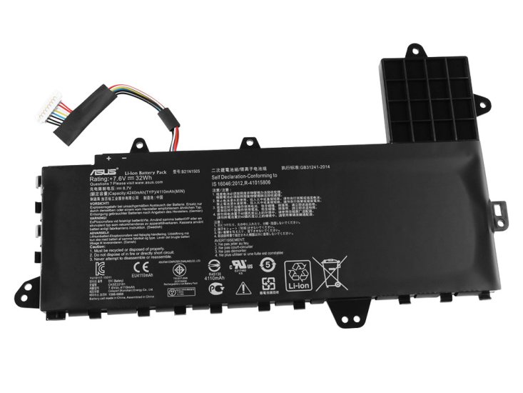 Originál 32Wh 4110mAh 2 Buňky Asus L402YA-ES22-WH - Kliknutím na obrázek zavřete