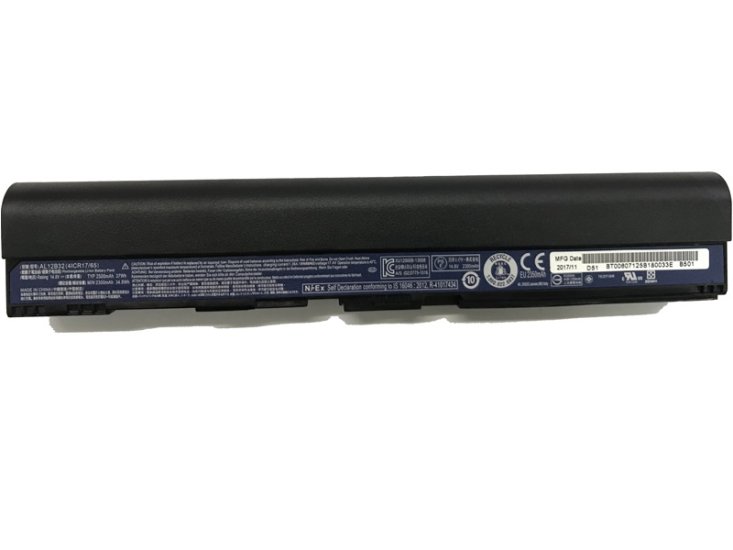 4 Buňky 2500mAh Baterie Acer Aspire One 725-0635 725-C61 725-C61KK - Kliknutím na obrázek zavřete