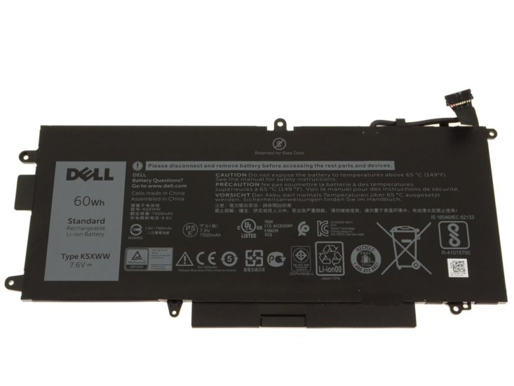 Originál 7890mAh 60Wh 4-Buňky Baterie Dell Latitude 7280 - Kliknutím na obrázek zavřete