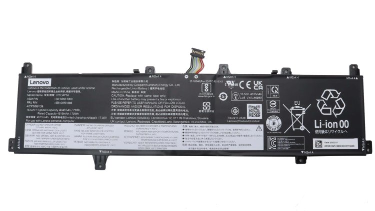 Originál 4640mAh 72Wh Lenovo ThinkPad Z16 Gen 1 21D4000XCK Baterie - Kliknutím na obrázek zavřete