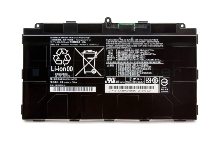 Originál 3450mAh 38Wh 3 Buňky Fujitsu Stylistic Q738 Baterie - Kliknutím na obrázek zavřete