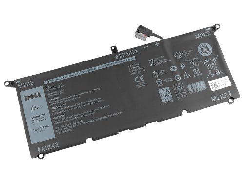 Originál Dell 0DXGH8 DXGH8 Baterie 52Wh 6500mAh