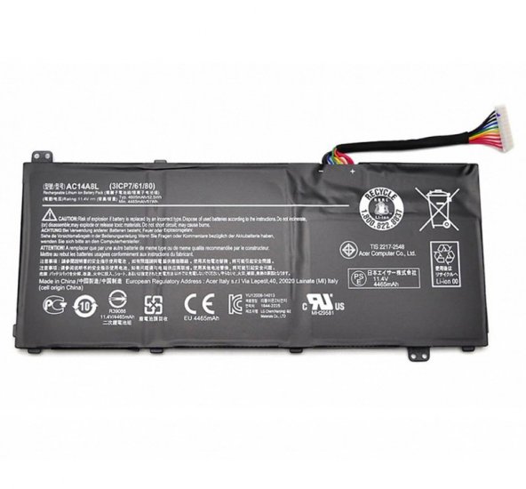 Originál 4450mah 51Whr/4605Mah 52.2Whr 3 Buňky Baterie Acer Aspire Nitro VN7-571G-505C - Kliknutím na obrázek zavřete