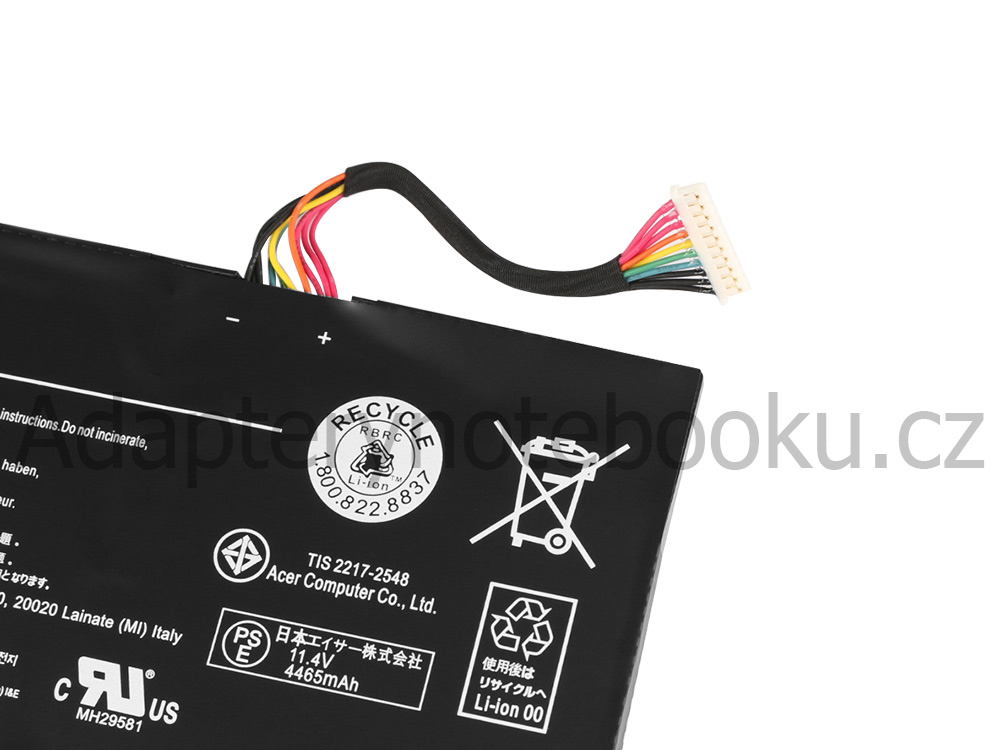 Originál 3 Buňky 4450mAh Baterie Acer Aspire VN7-572G-75N7 VN7-572G-73U