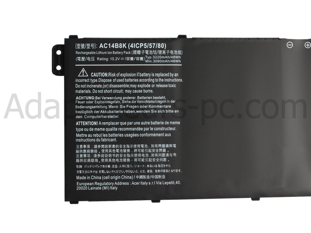 Originál 3220mAh 48Wh 4Buňky Baterie Acer Aspire 7 A715-71G-523H