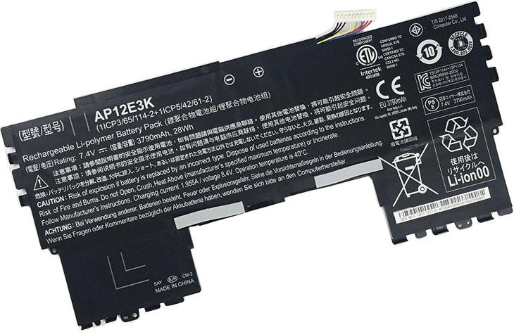 Originál 3790mAh 28Wh 3 Buňky Baterie Acer Aspire S7 Ultrabook Series