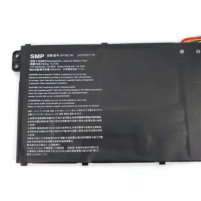 3634mAh 55.9Wh Acer Aspire 3 A314-23P Baterie