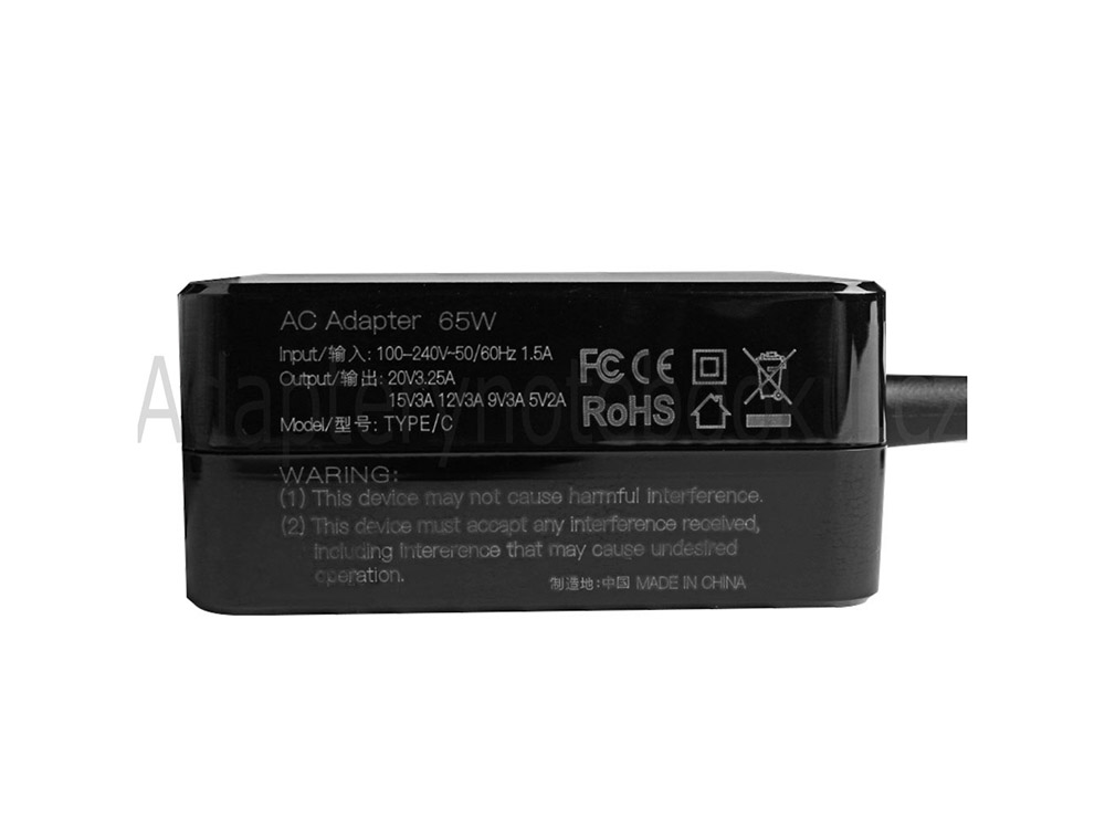 65W USB-C Asus ZenBook UX391UA-ET012T AC Adaptér Nabíječka