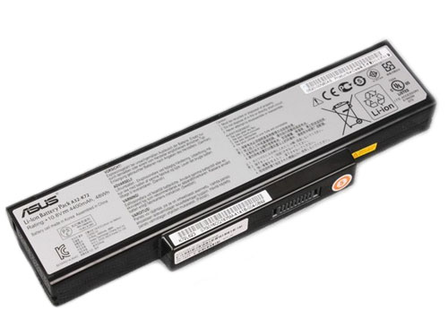 6 Buňky 4400mAh Asus K73SM Baterie