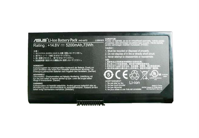 8 Buňky 5200mAh Baterie Asus 07G0165A1875 07G016WQ1865 15G10N3792YO - Kliknutím na obrázek zavřete