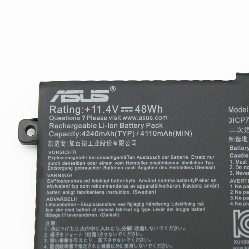 Originál 11.4V 4210mAh 48Wh 3-Buňky Baterie Asus FX505GE-BQ176T