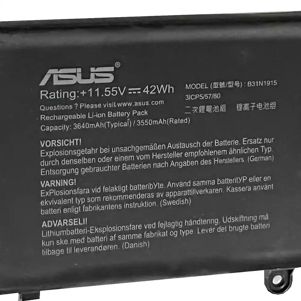 Originál 3550mAh 42Wh 3Buňky Asus ExpertBook B1 B1400CEAE-EB0220 Baterie