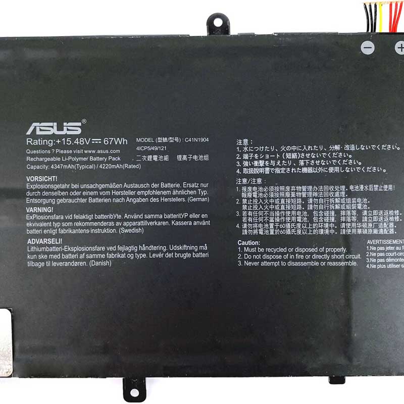 Originál 4347mAh 67Wh 4Buňky Asus Zenbook S 13 OLED UM5302 UM5302TA Baterie