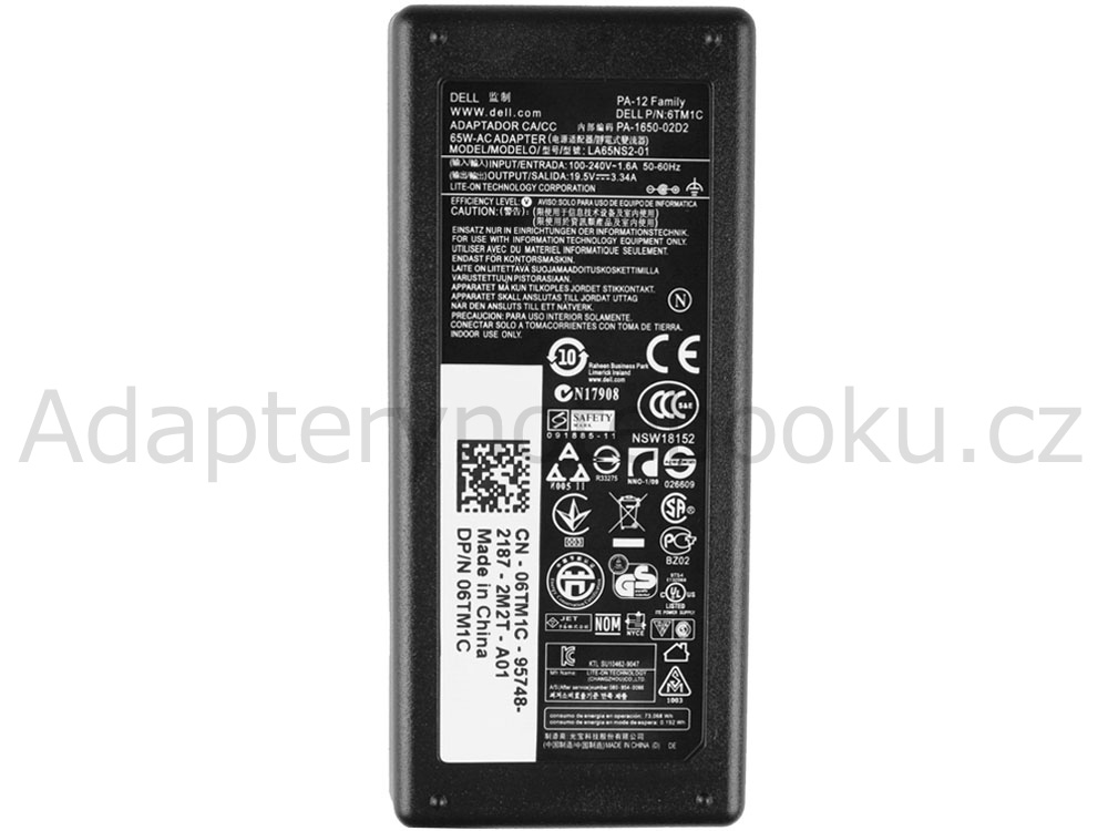 Dell Inspiron 5542 P39F P39F001 Adaptér Nabíječka Originál 65W