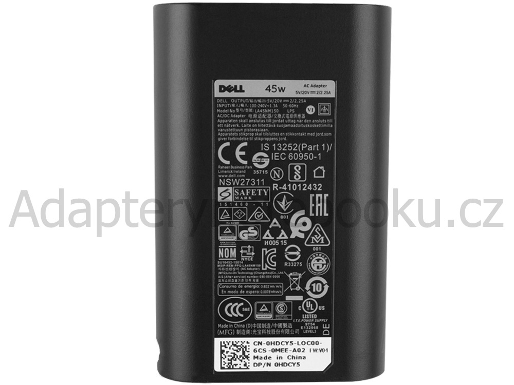 Dell Latitude 7390 2-in-1 P29S P29S002 Adaptér Nabíječka USB-C