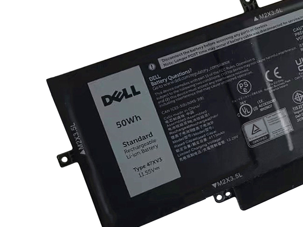 Originál 4113mAh 50Wh 3 Buňky Dell Latitude 9330 Baterie