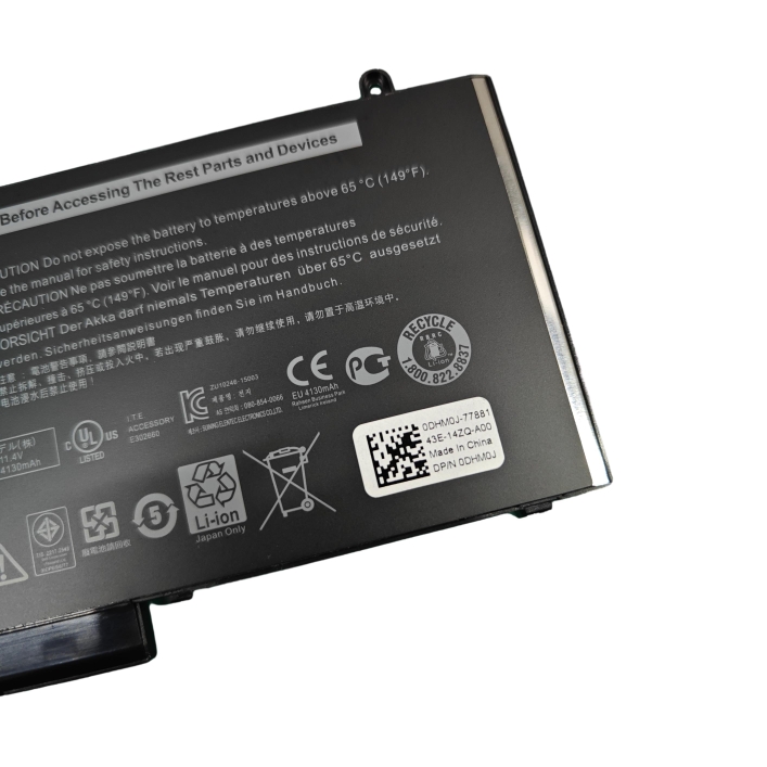 Originál 47Wh 4130mAh Dell W9FNJ Baterie