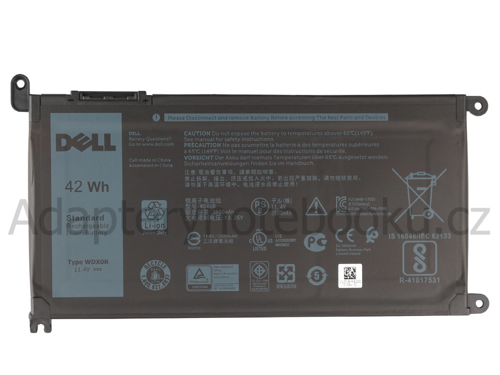 Originál 3500mAh 42Wh 4-Buňky Baterie Dell Inspiron 15 5575 P75F002