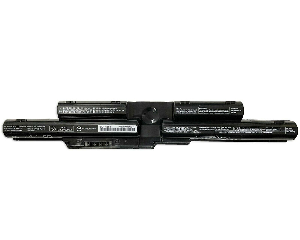 6400mAh 72Wh 6 Buňky Fujitsu CP702410-01 Baterie