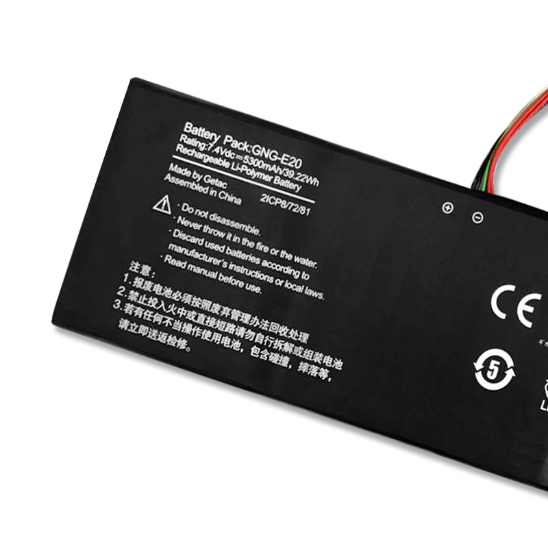 5300mAh 39.22Wh 2 Buňky Getac GNG-E20 Baterie