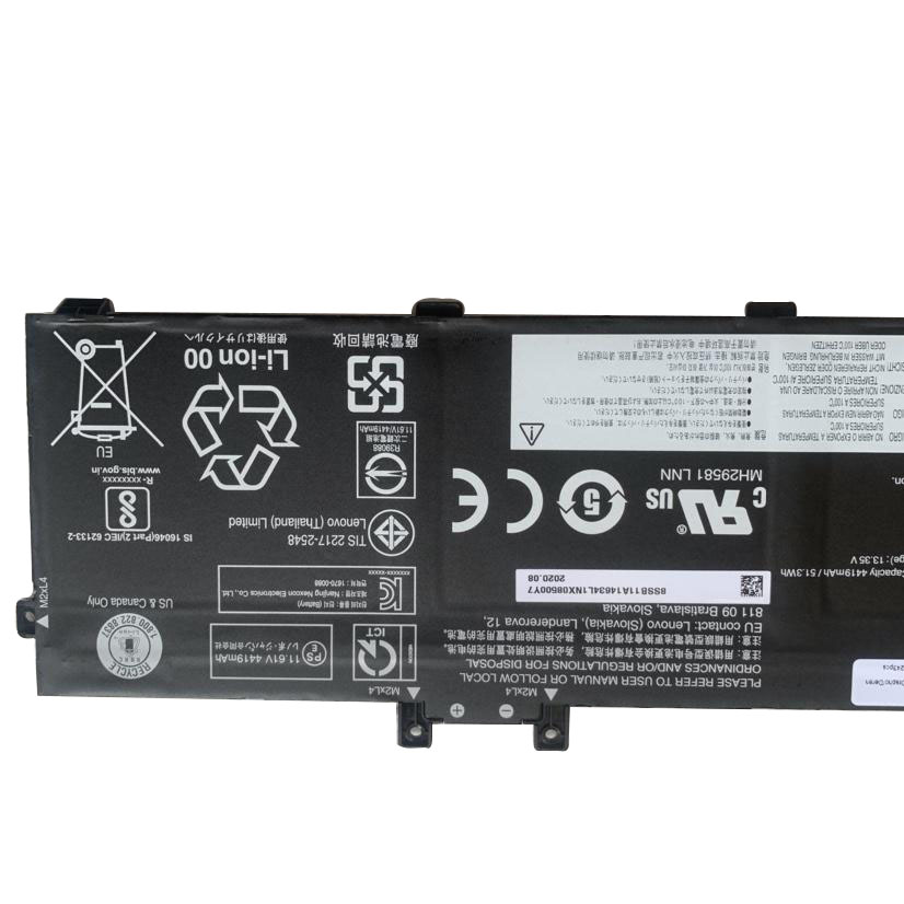 Originál 4560mAh 52.8Wh 3-Buňky Lenovo ThinkPad X13 Yoga Gen 3 21AW004GSG Baterie