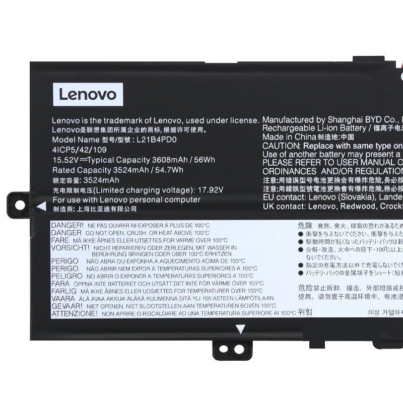 Originál 3608mAh 56Wh Lenovo ThinkBook 13s G4 IAP 21AR007WCK Baterie