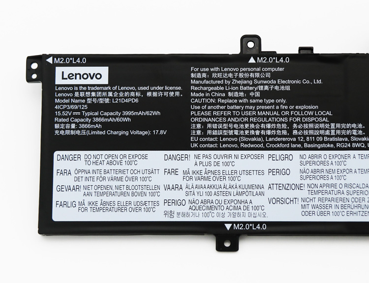 Originál 3995mAh 62Wh Lenovo ThinkBook 14 G4+ ARA 21D0 Baterie