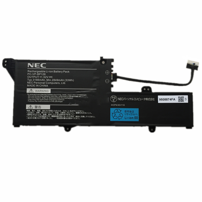 Originál 3166mAh 33Wh 3 Buňky NEC GN10R8/9A PC-GN10R89AA Baterie