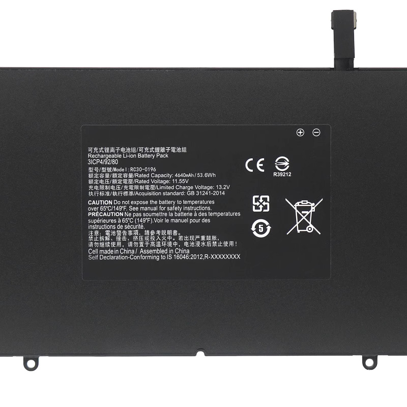 4640mAh 53.6Wh Razer Blade Stealth RZ09-01962E11-R341 Baterie