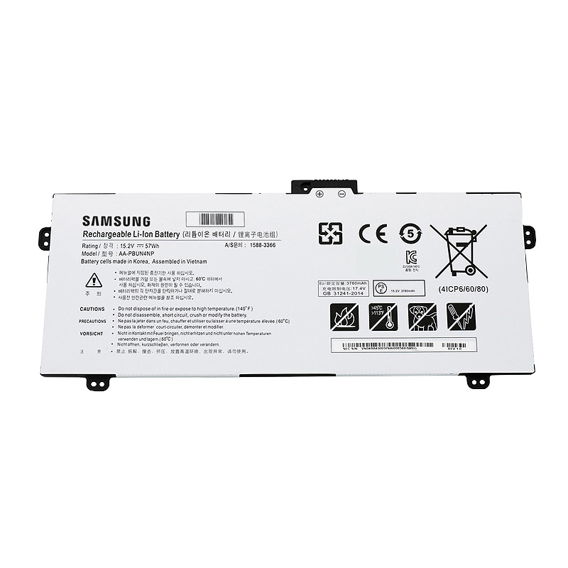 3750mAh 57Wh Samsung NP940Z5L-S03US Baterie