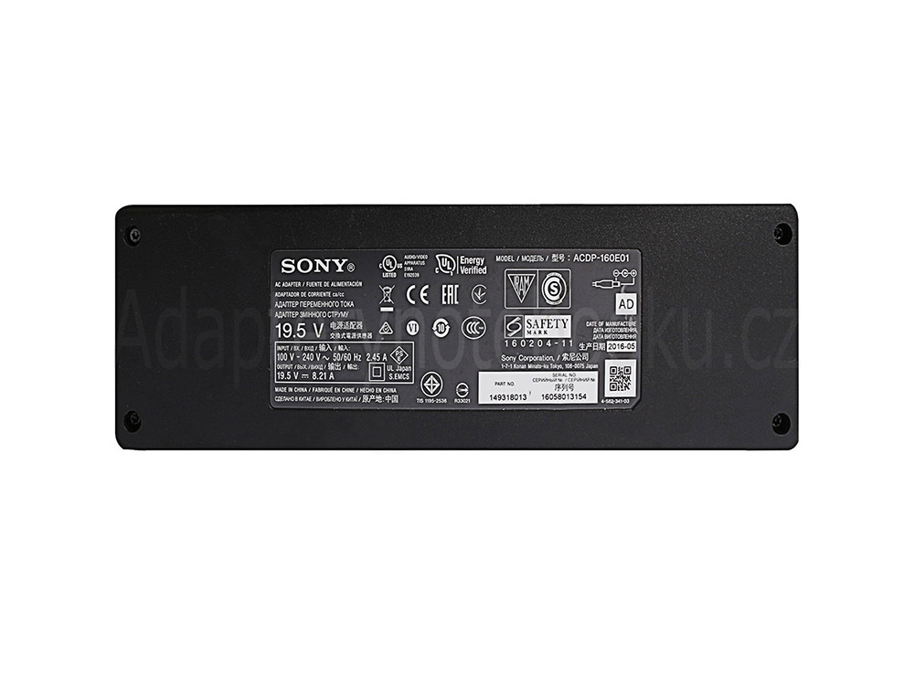 Originál 160W AC Adaptér Nabíječka Sony KD-49XG8388 TV