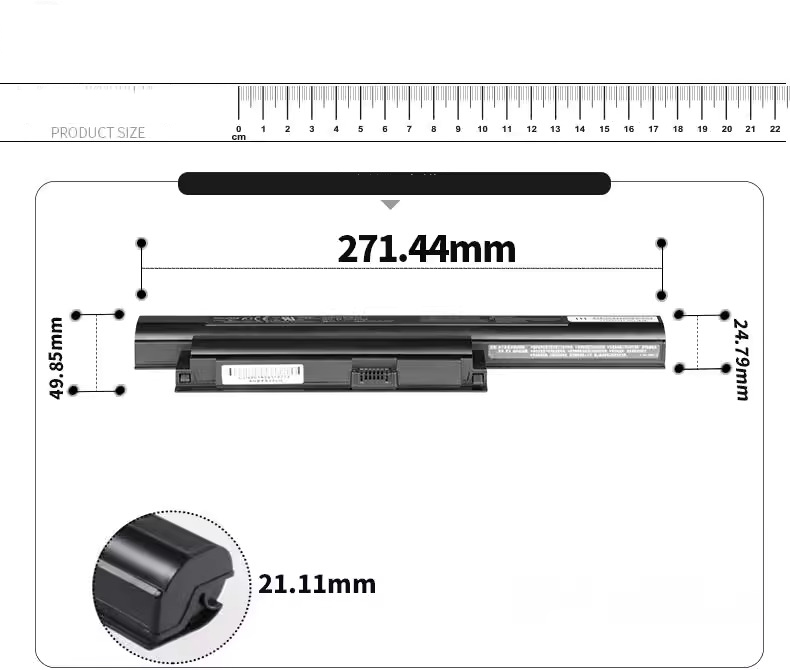 4400mAh 48Wh Sony Vaio PCG-71313M Baterie