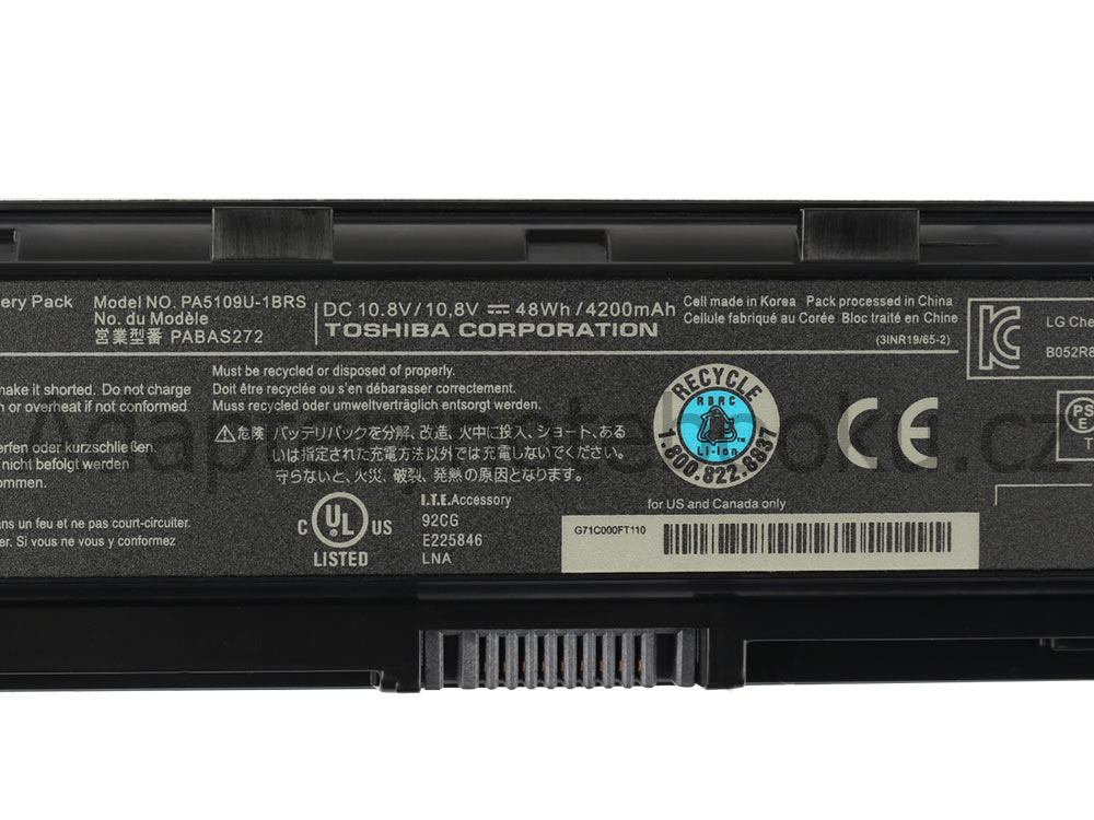 4400mAh 48Whr Baterie Toshiba Satellite C50-A-17T C50D-A-10M C50D-A-11Q